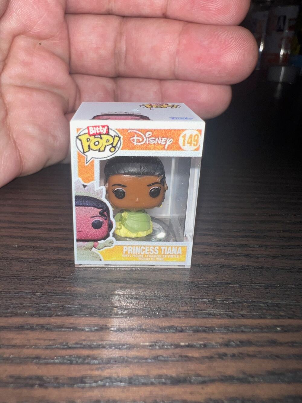 BITTY Princess Tiana 1-Inch Funko Pop #149 Disney Princesses Movies Frog Green